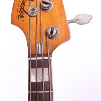 1975 Fender Jazz Bass Lefty Natural image 5
