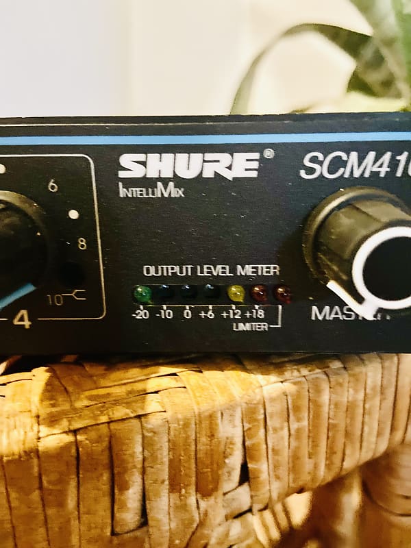 SCM410 - Four Channel Automatic Mixer - Shure USA