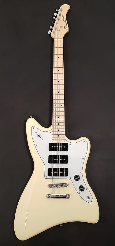 SX Liquid MN Alder 3P90 Stop VWH Electric Guitar Vintage White