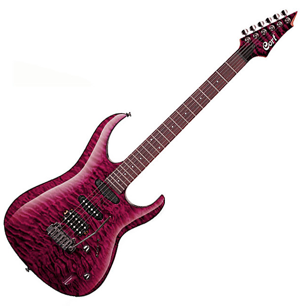 Cort Aero-11 Quilted Maple Top Electric Guitar HSH Trans