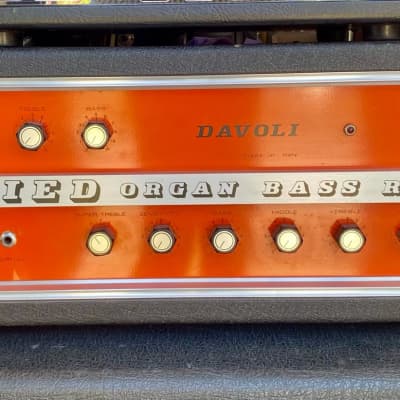 Davoli Lied Organ Bass R 60/70 - Black/Red for sale