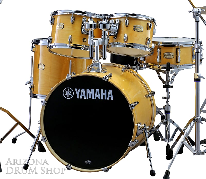 Yamaha Stage Custom Birch 5pc Drum Set Shell Pack NATURAL w/ 20" Bass SBP0F50NW image 1