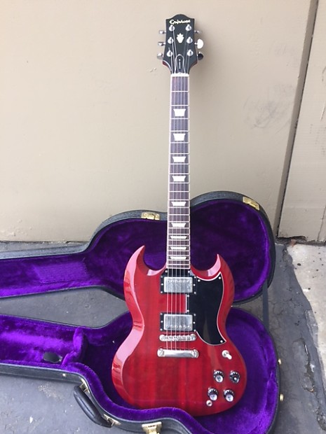 RARE - Epiphone Elite SG - Made in JAPAN - 2002 w/ OHSC ( First year,  lawsuit)