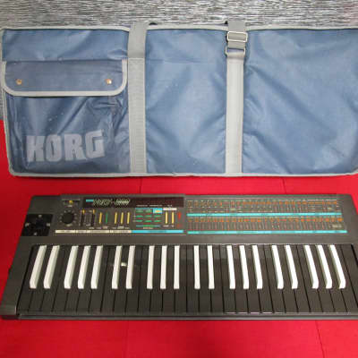 KORG Poly-800 Reverse key model, new memory battery TESTED w/ Bag F/S #2