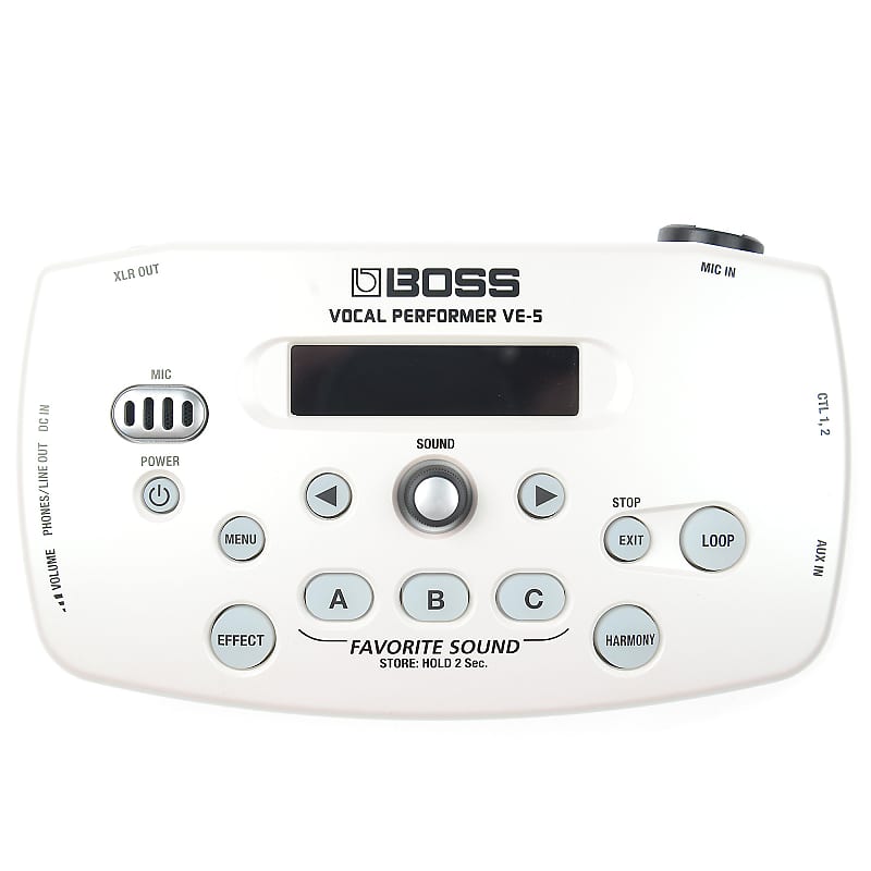 Boss VE-5 Vocal Effect Processor White