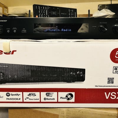 Pioneer VSX-S520 5.1 Channel 4K UHD HDR Network Receiver with | Reverb