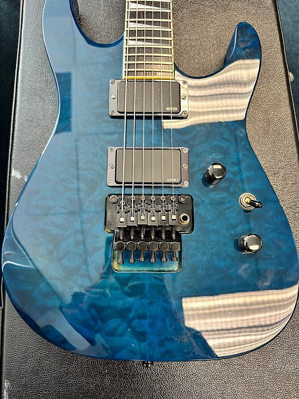 Jackson Stars ソロイスト ASL-J1E 青 ケース付き Jackson Stars ソロイスト ASL-J1E 青 ケース付き