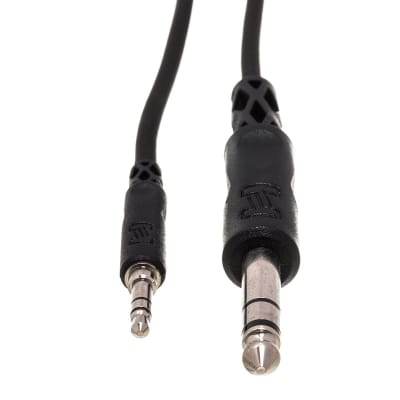 HOSA CMS-103 Stereo Interconnect 3.5 mm TRS to 1/4 in TRS (3 ft) image 4