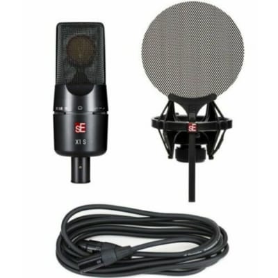 SE ELECTRONICS X1S VOCAL PACK Microphone, Pop Filter, Shockmount and Cable image 1
