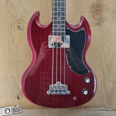 Epiphone EB-0 Electric Bass Black Cherry Used