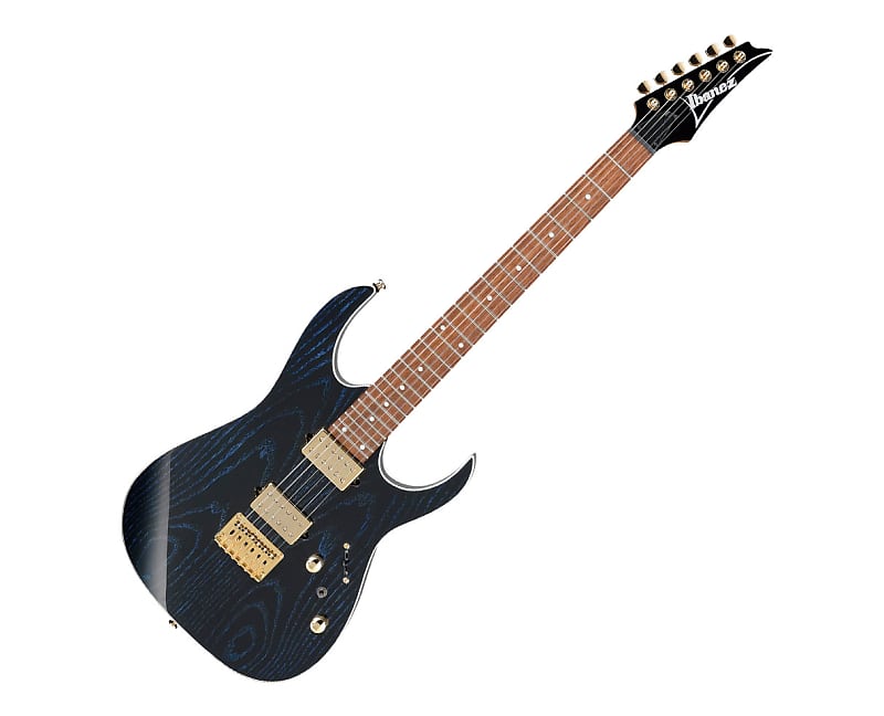 Ibanez RG421HPAHBWB RG High Performance Electric Guitar - Blue Wave Black image 1