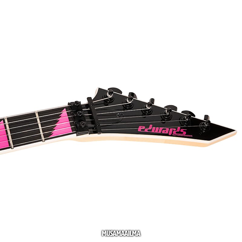 EDWARDS PINK SAWTOOTH、Alexi Laihoモデル ESP Edwards Signature Alexi Laiho Pink Sawtooth - Guitar