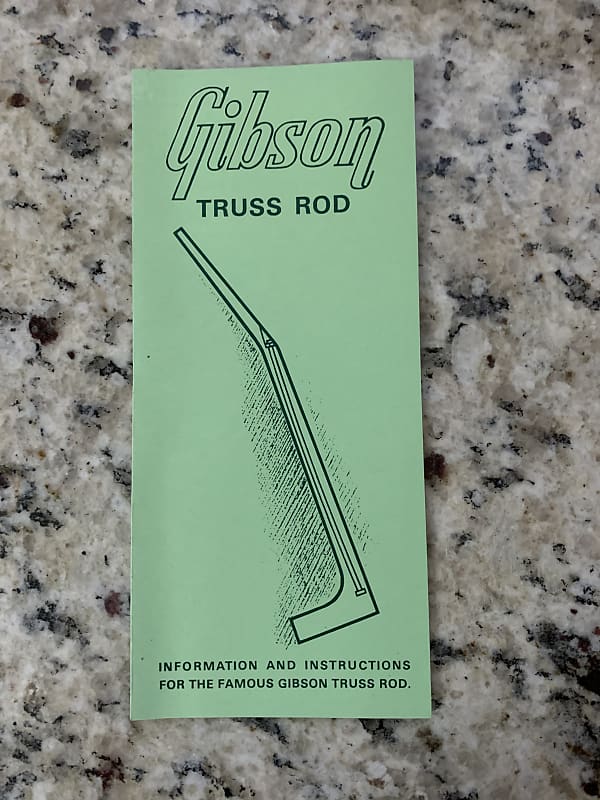 Gibson Truss Rod Adjustment Guide 2001 Reverb