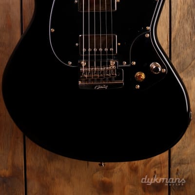 Sterling by Music Man Stingray Jared Dines Signature Black Gold for sale