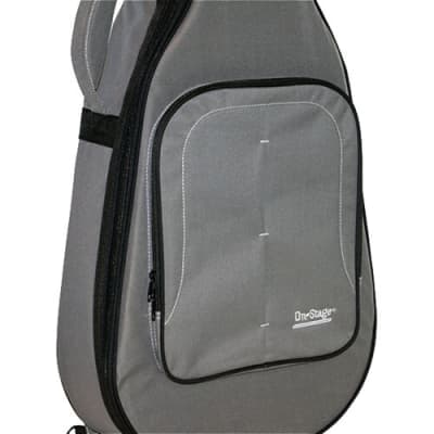 OnStage - Clearance NOS - GHE7550CG - Hybrid Electric Guitar Gig Bag - Charcoal Gray image 4