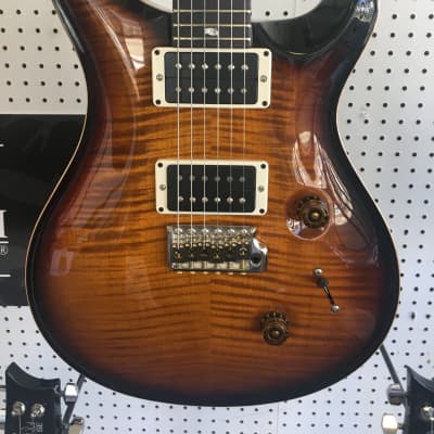 Mint Paul Reed Smith PRS Custom 24 Custom Color Nickel Package Amber Smokeburst with Hard Case image 1