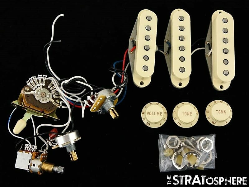 Fender American Professional II Strat V Mod PICKUPS POTS KNOBS SWITCH  Push/Push!