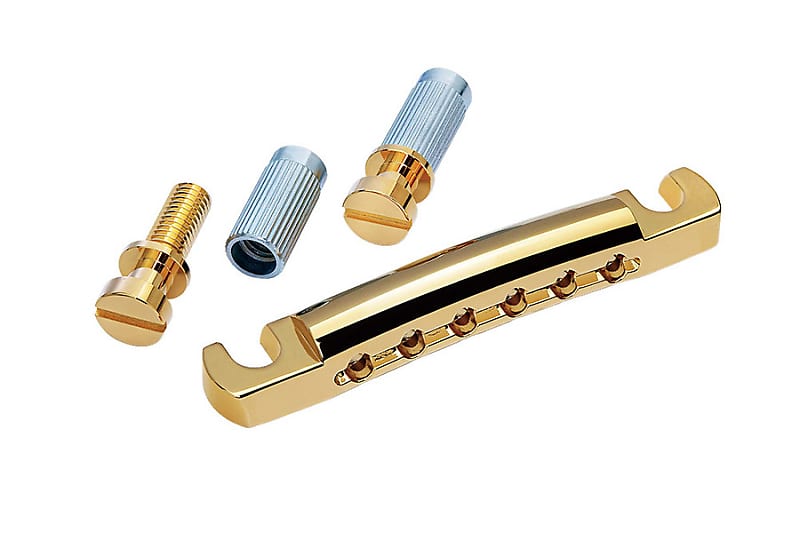 AllParts Gotoh Featherweight Stop Tailpiece, Gold image 1