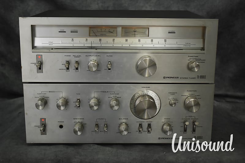 PIONEER TX-8800 II FM/AM Vintage Stereo Tuner Silver AC100V