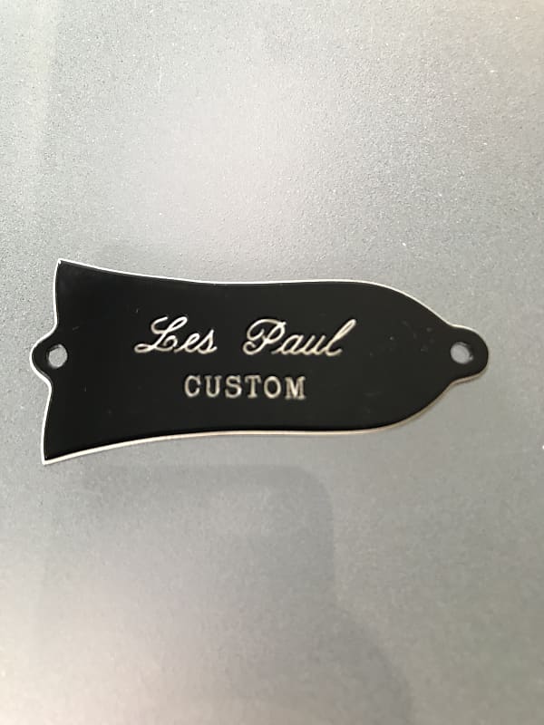 Gibson Les Paul Custom truss rod cover late 60's early | Reverb Canada