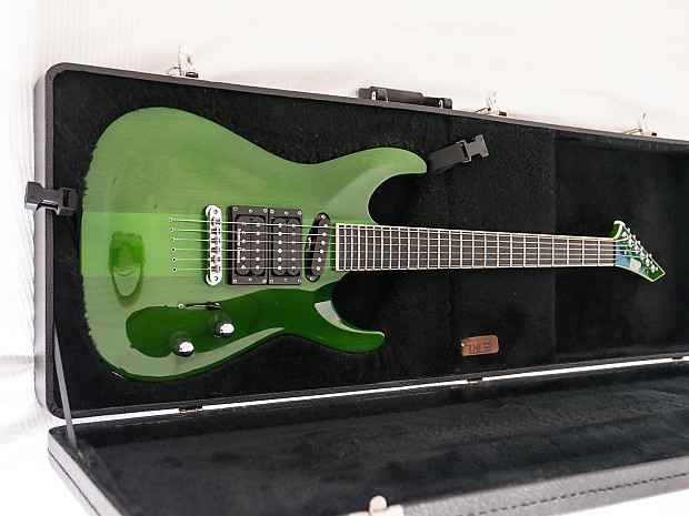 ESP Custom Shop Stef-6 Stephen Carpenter 2001 Green Very