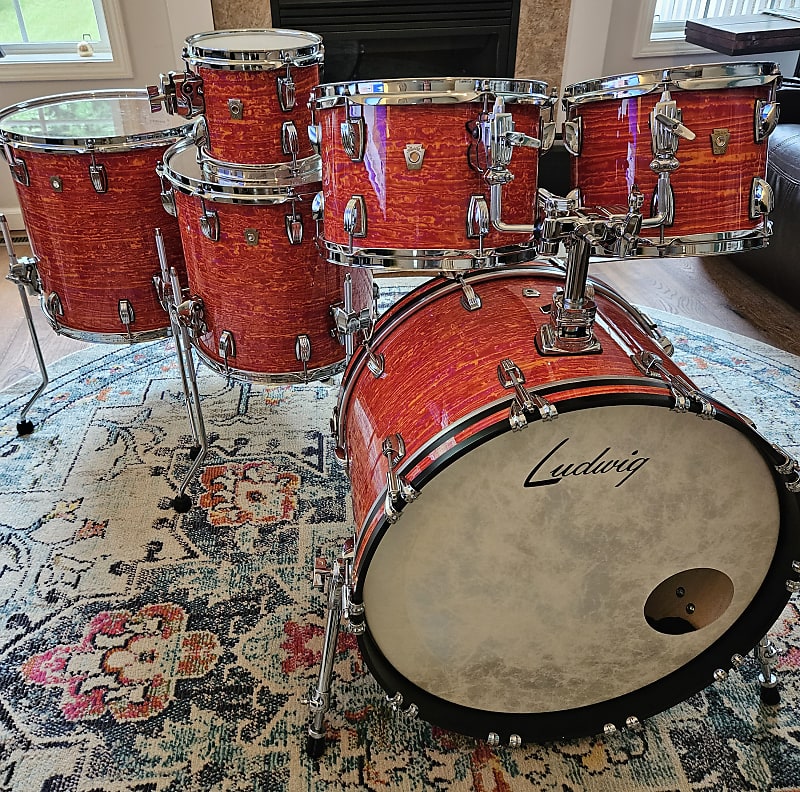 Ludwig 6-piece Classic Maple 2023 - Mod Orange | Reverb