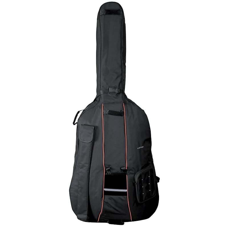 GEWA Double Bass Gig-Bag, Premium, 10mm Padding, 3/4, Black | Reverb