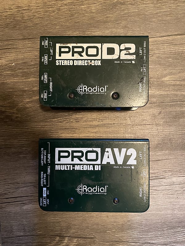 Radial ProD2 and Pro AV2 | Reverb