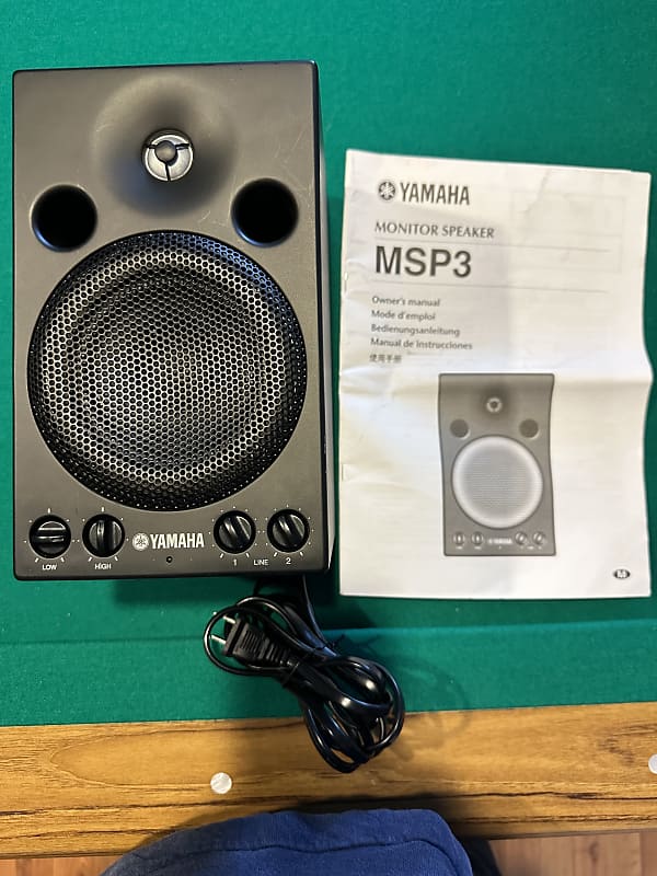 Yamaha MSP3 Powered Monitor Speaker - Black | Reverb