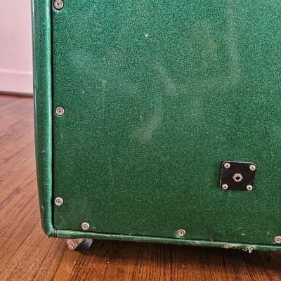 Plush P1000 S Head and 2x15" Cabinet 1968-1974 - Green Sparkle image 17