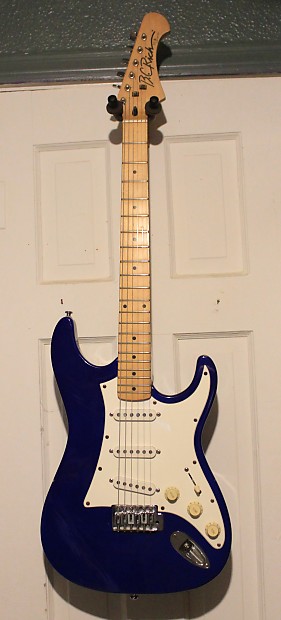 B.C. Rich US series STIII 1996 Blue rare strat copy