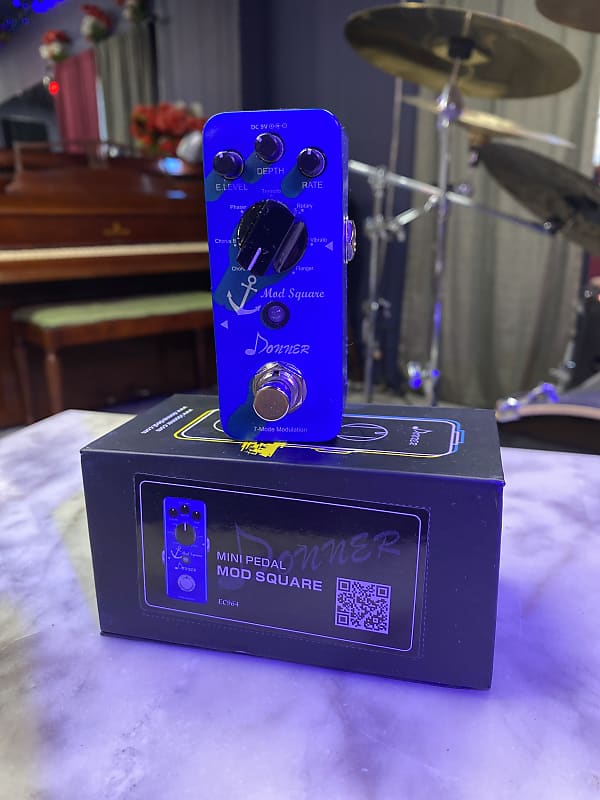 Donner Mini Pedal Mod Square 2023 Blue Reverb