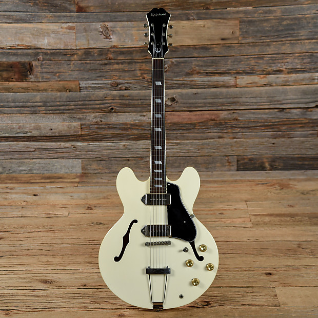 Epiphone casino ホワイト 中古】Epiphone Casino / AW - 博多区麦野のギターショップ
