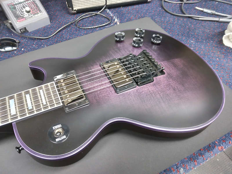 Gibson Les Paul Axcess Custom Purple Widow in Satin Black/Purple w/Full Warranty! image 1