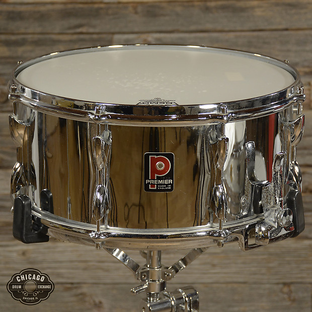Premier 7x14 2000 Series AllMetal Snare Drum Chrome Reverb Canada
