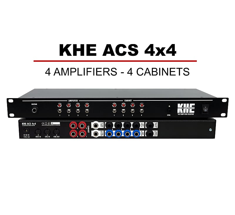 ギター KHE ASX 8 8x Amplifier Switcher ASX 8 - Amplifier Switcher — KHE Audio | Amp Cab Switchers