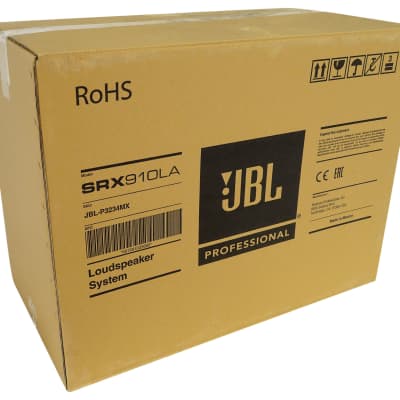 (4) JBL SRX910LA Dual 10" Powered Line Array Column Speakers + Transport Cover image 3