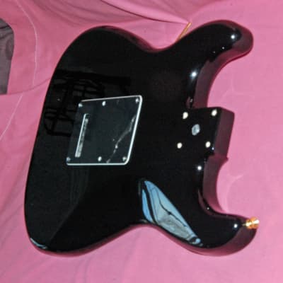 Fender Squier Stratocaster Loaded Body Black Beauty One Humbucker Strat image 6