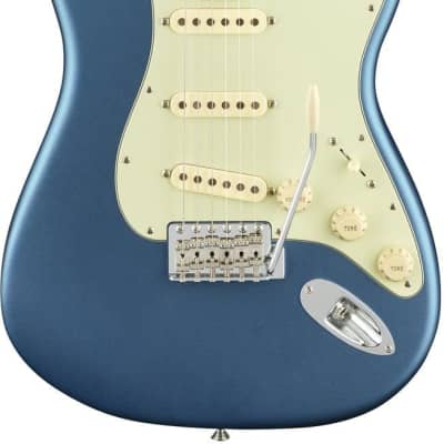 Fender American Performer Stratocaster with Maple Fretboard - Satin Lake Placid Blue image 1