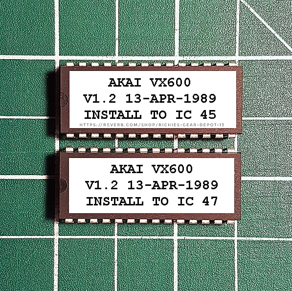 Akai VX600 OS 1.2 EPROM Firmware Upgrade KIT image 1