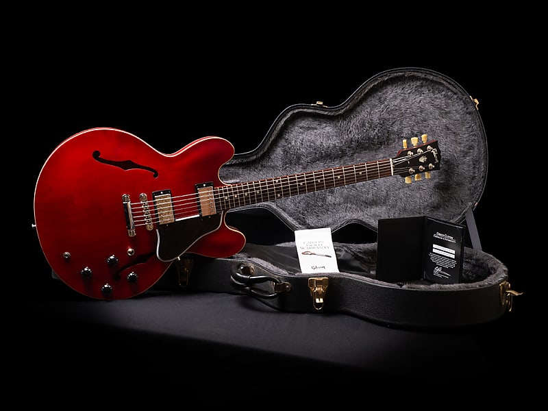 Gibson ES 335 Custom Shop 2009 - Satin Cherry Red image 1