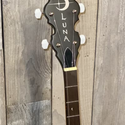 2021 Luna  Celtic 5 String Banjo  Natural Satin Finish, Help Support Brick & Mortar Music Shops ! image 17