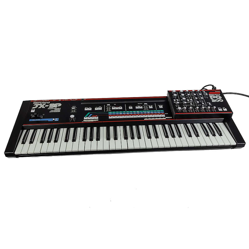 Roland JX-3P 61-Key Programmable Preset Polyphonic Synthesizer with PG-200 Programmer image 1