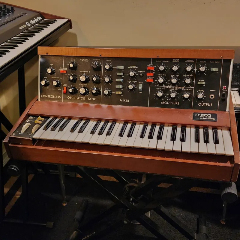 Moog Minimoog Synthesizer 1979 Analog Synth All Original, Serviced, Working Perfect