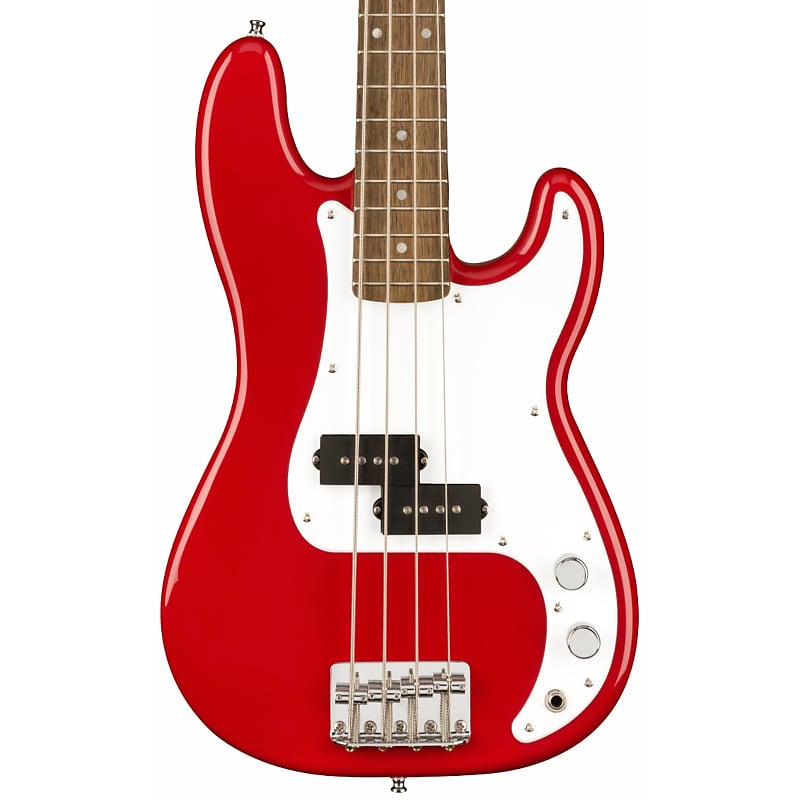 Squier Mini P Bass - Red image 1