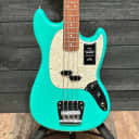Fender Vintera 60's Mustang 4 String Electric Bass Guitar Sea Foam Green