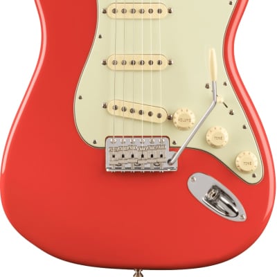 Fender American Vintage II 1961 Stratocaster Rosewood Fingerboard Electric Guitar - Fiesta Red-Fiesta Red image 1
