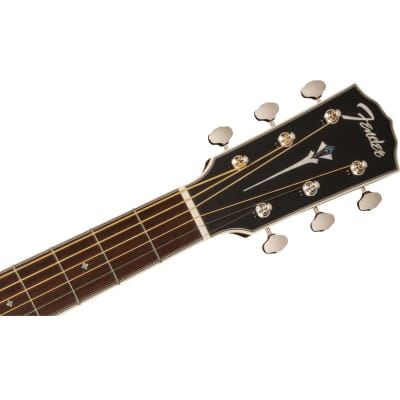 Fender Paramount PS-220E Parlor Acoustic-Electric Guitar (Natural) image 6