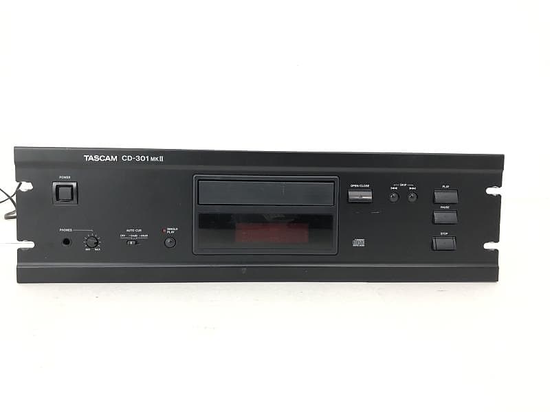Used Tascam CD301 MKII Rackmount CD Player Reverb