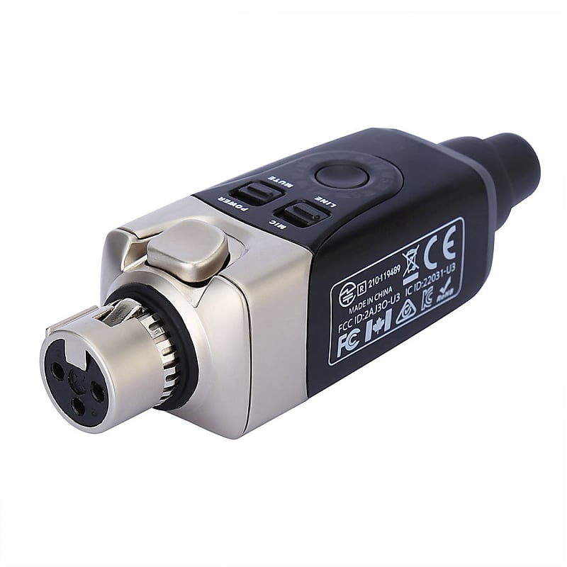 Xvive Microphone Wireless System Transmitter Reverb UK